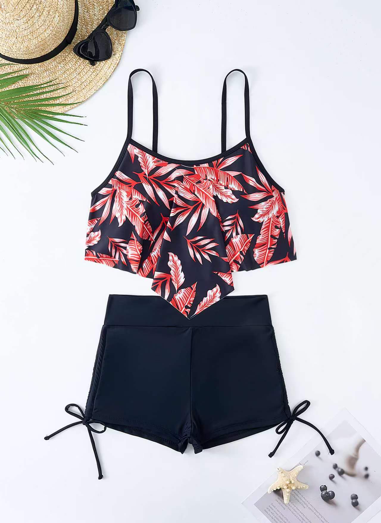 Haut de sport bohème pour femmes avec imprimé floral de berg-feldt