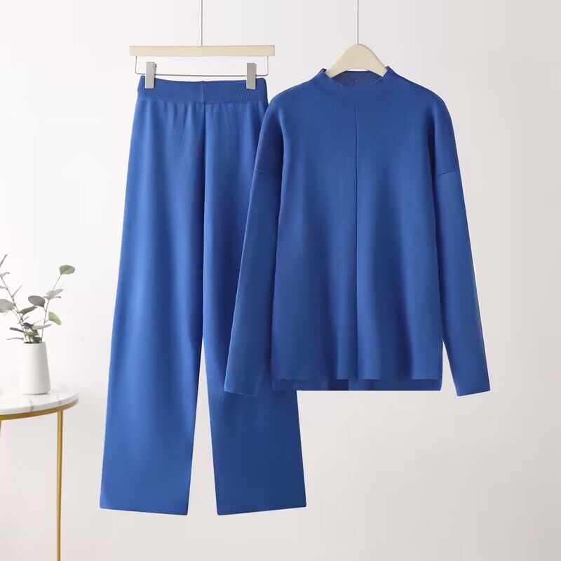 Ensemble élégant pour femme avec haut à manches longues et pantalon palazzo Berg-Feldt