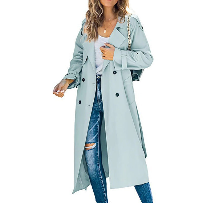 Trench-coat oversize tendance pour femme avec détails élégants Berg-Feldt