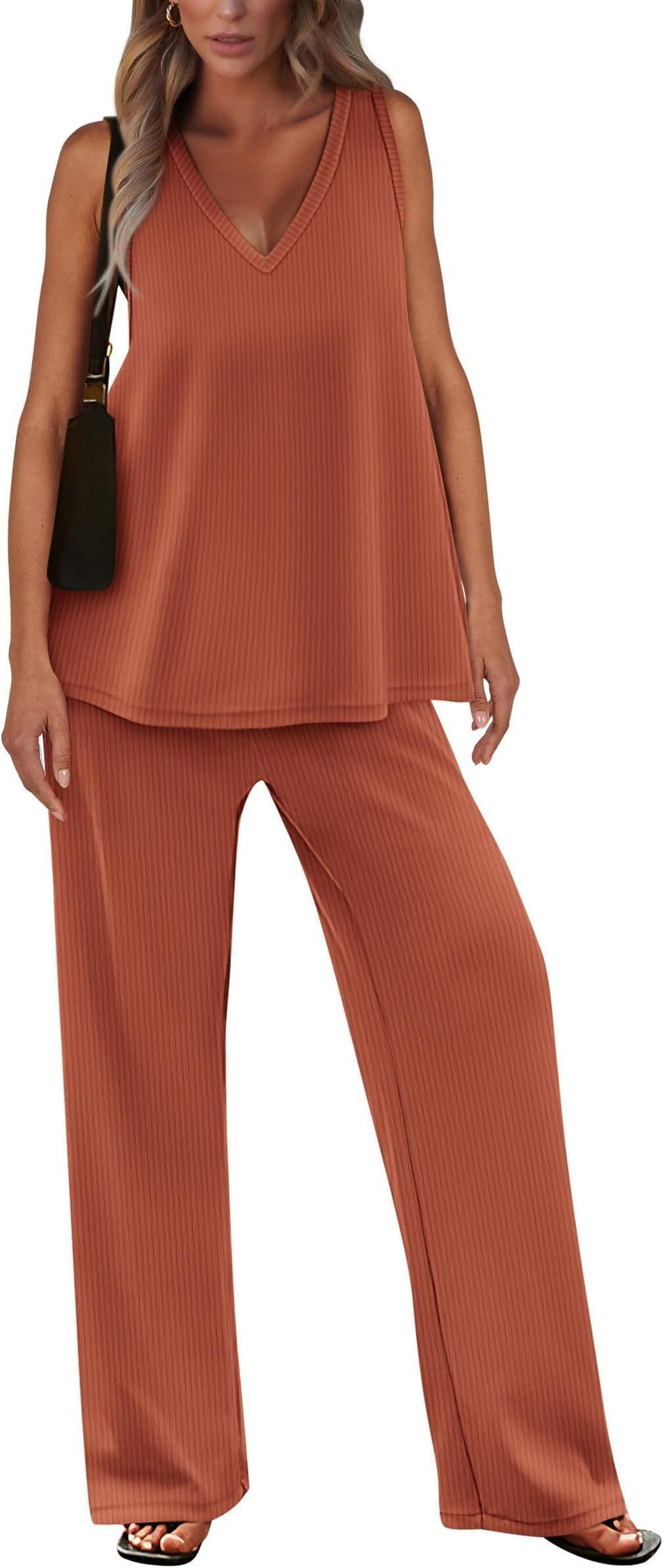 Ensemble de loungewear pour femme, tricot coupe décontractée, berg-feldt