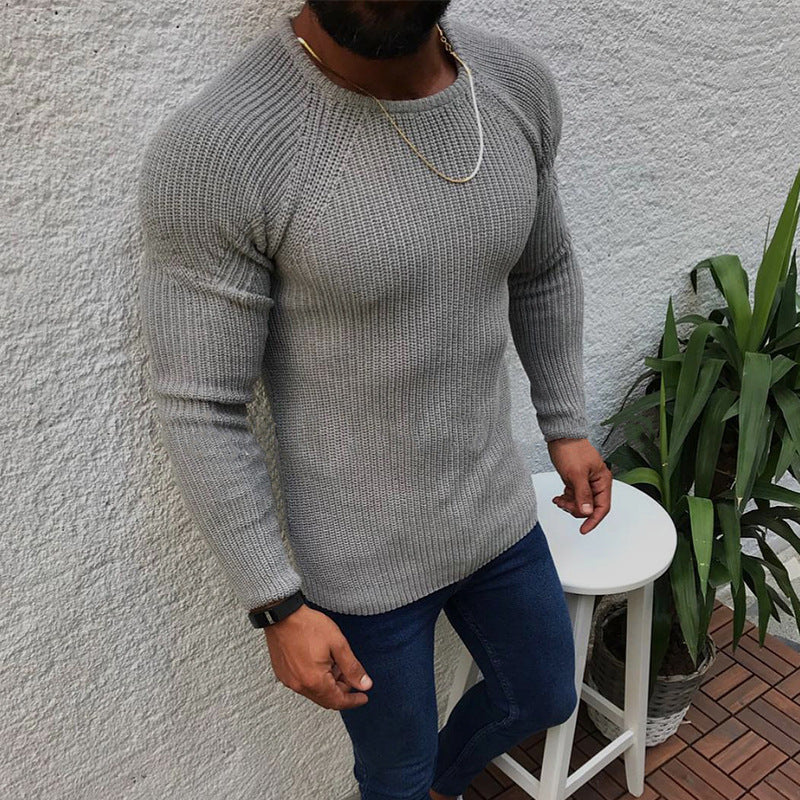 Herren Strickpullover mit strukturiertem Wabenmuster und engem Schnitt Berg-Feldt