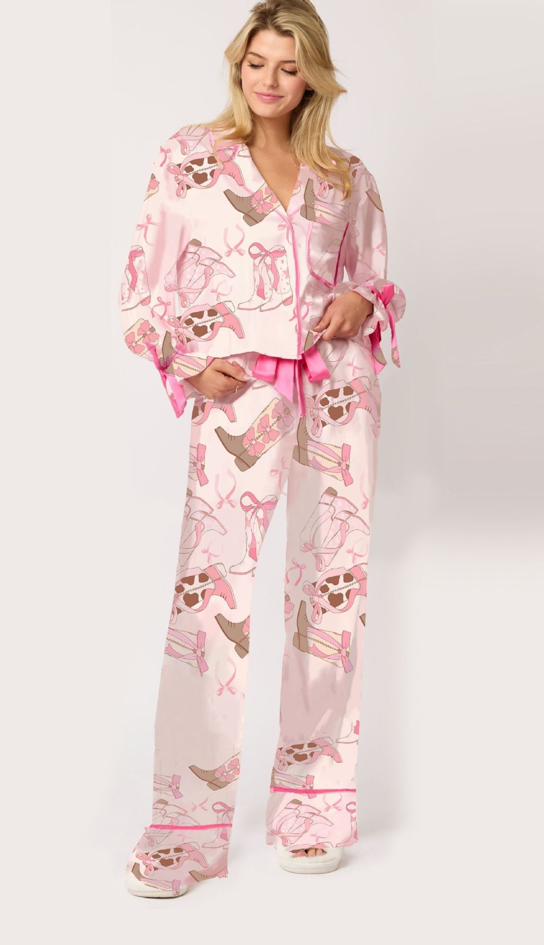 Ensemble de pyjama pour femme avec jolis motifs de nœuds Berg-Feldt