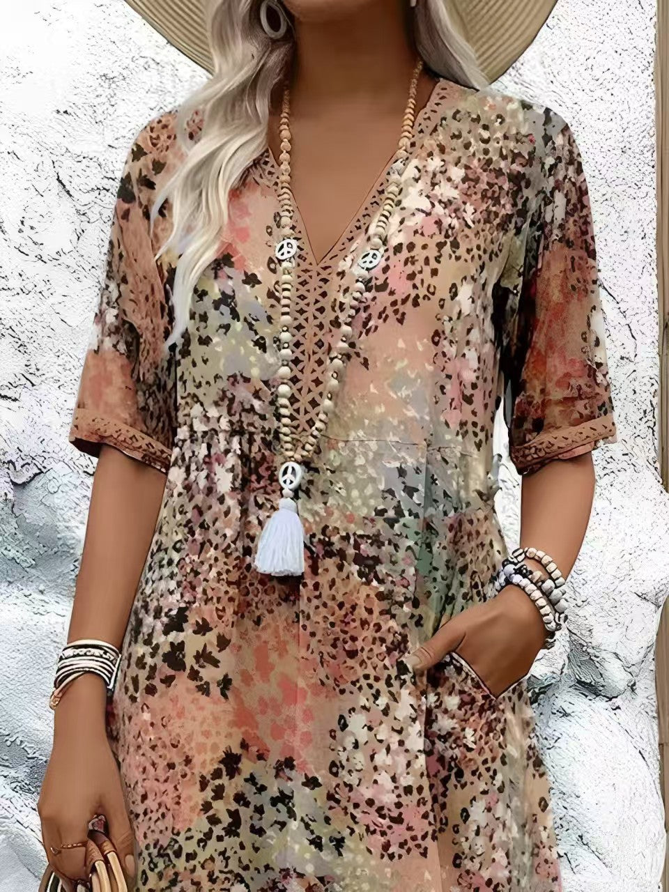 Robe tunique Bohème Chic par berg-feldt pour Femme