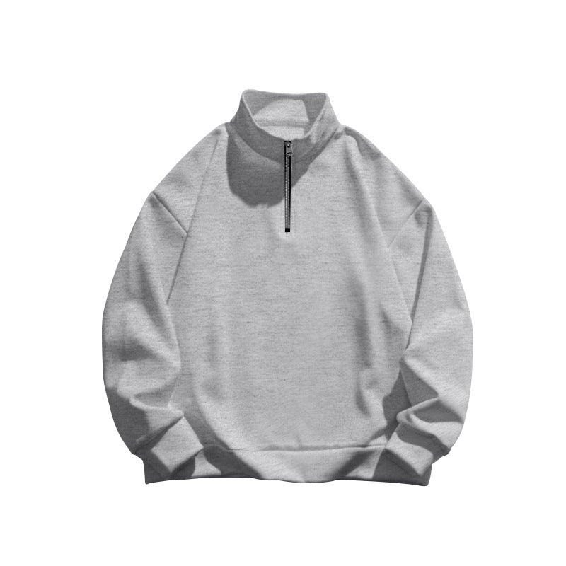 Women's Stand-Up Collar Sweater with Sporty Zipper Mountain-Feldt