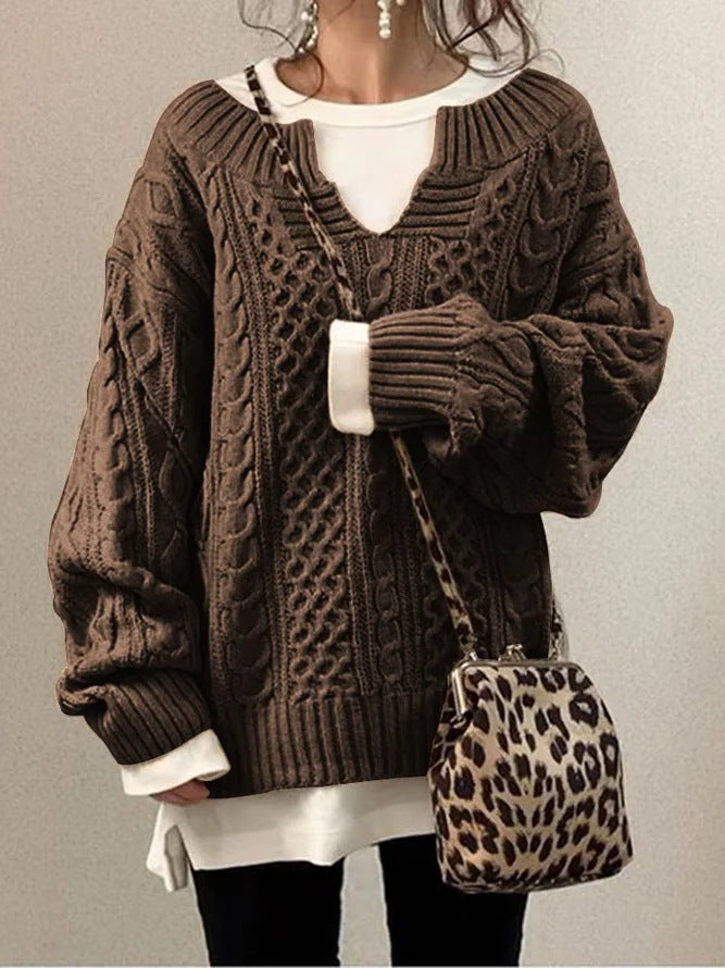 Damen Strickpullover mit strukturiertem Muster Berg-Feldt