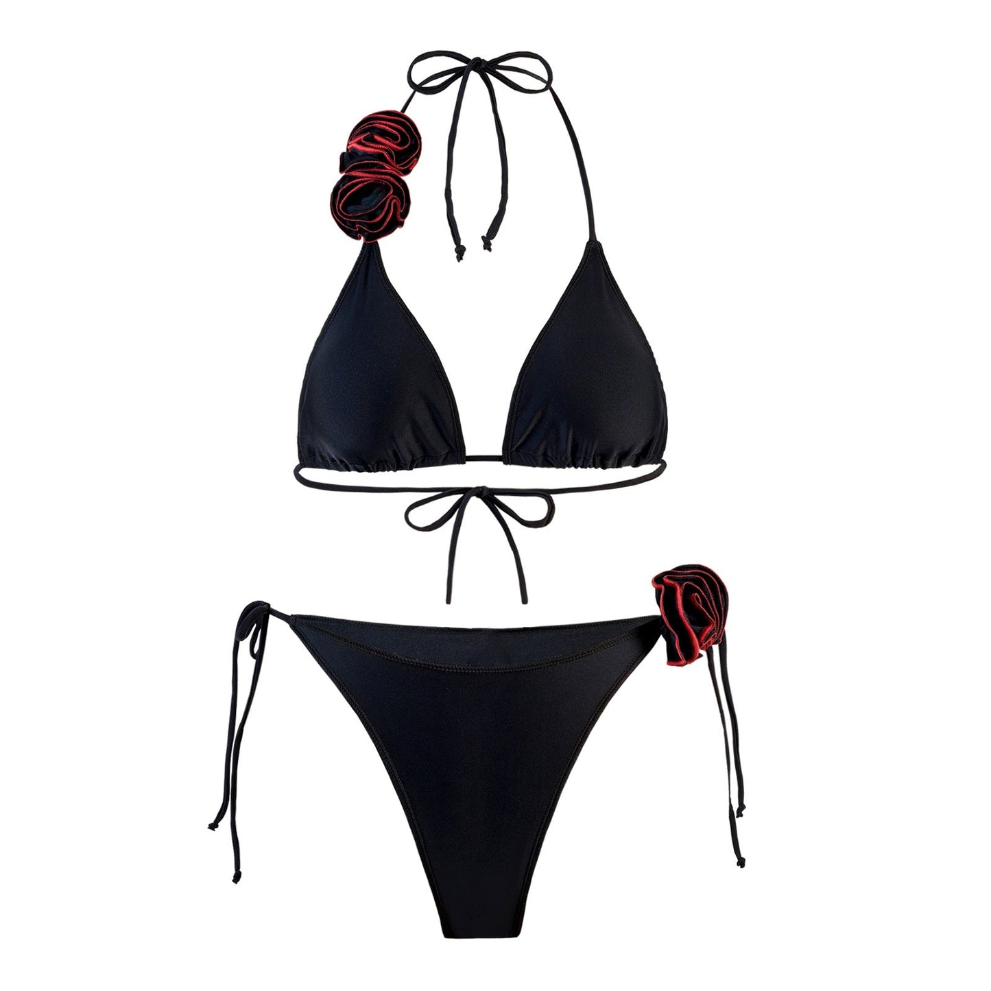 Ensemble bikini triangle Berg-Feldt pour femme avec motif floral