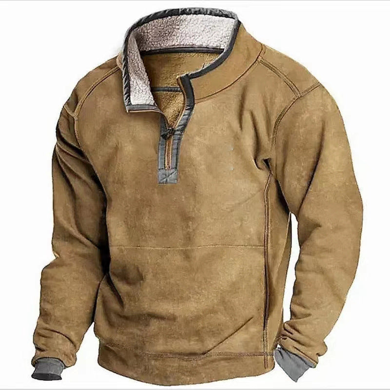 Polaire pour homme avec col montant et fermeture éclair pratique Berg-Feldt
