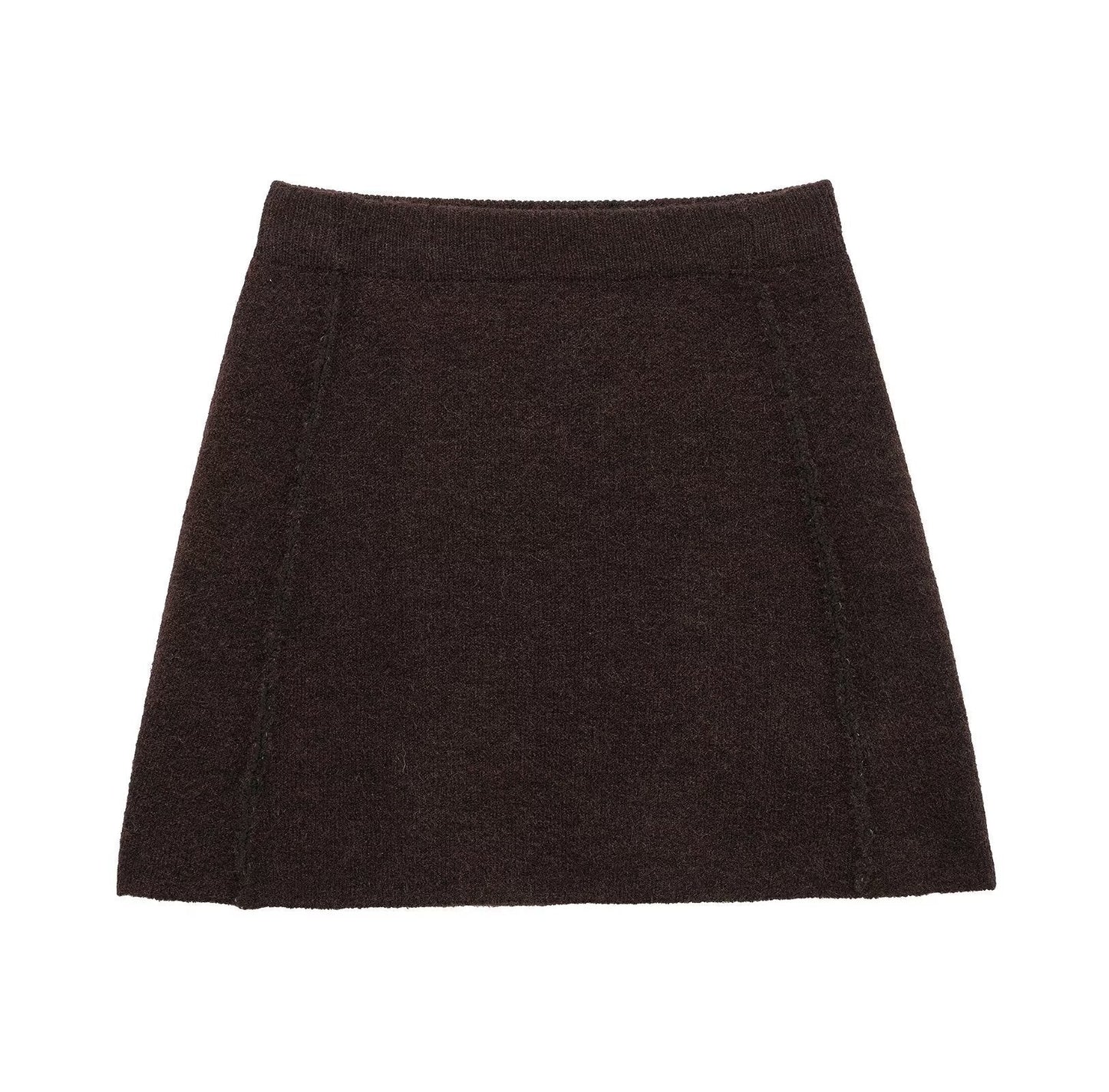 Mini-jupe évasée en maille Berg-feldt pour femme