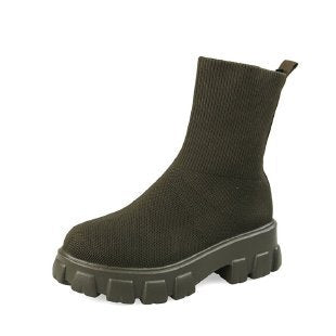 Bottes montantes tendance pour femme avec plateau robuste Berg-Feldt
