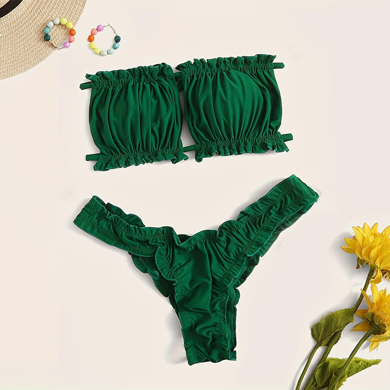 Ensemble bikini pour femme avec volants tendance et coupe confortable par berg-feldt