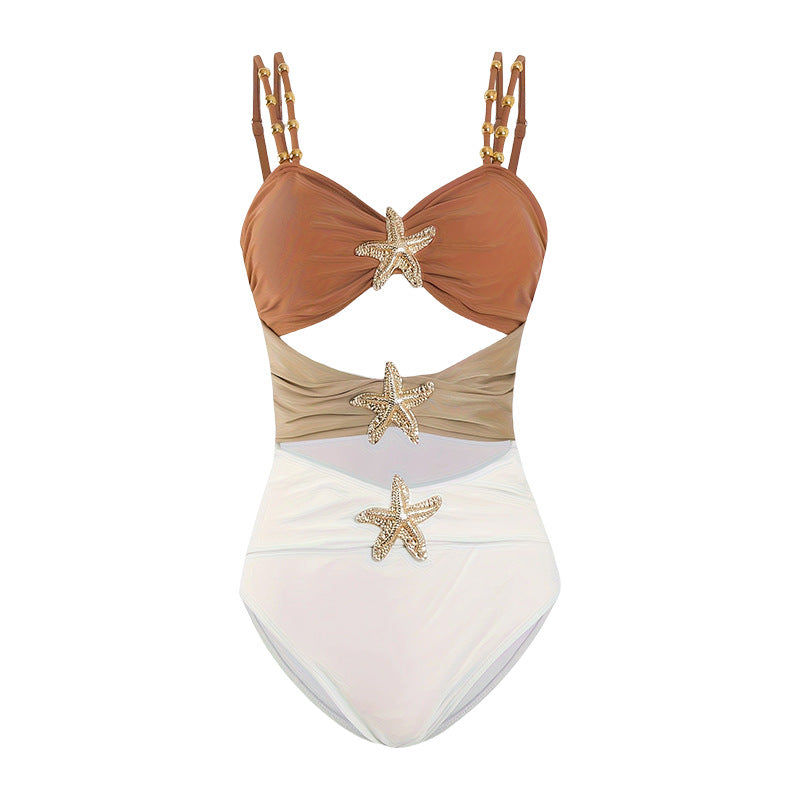 Maillot de bain femme Berg-Feldt avec étoiles et élégantes bretelles