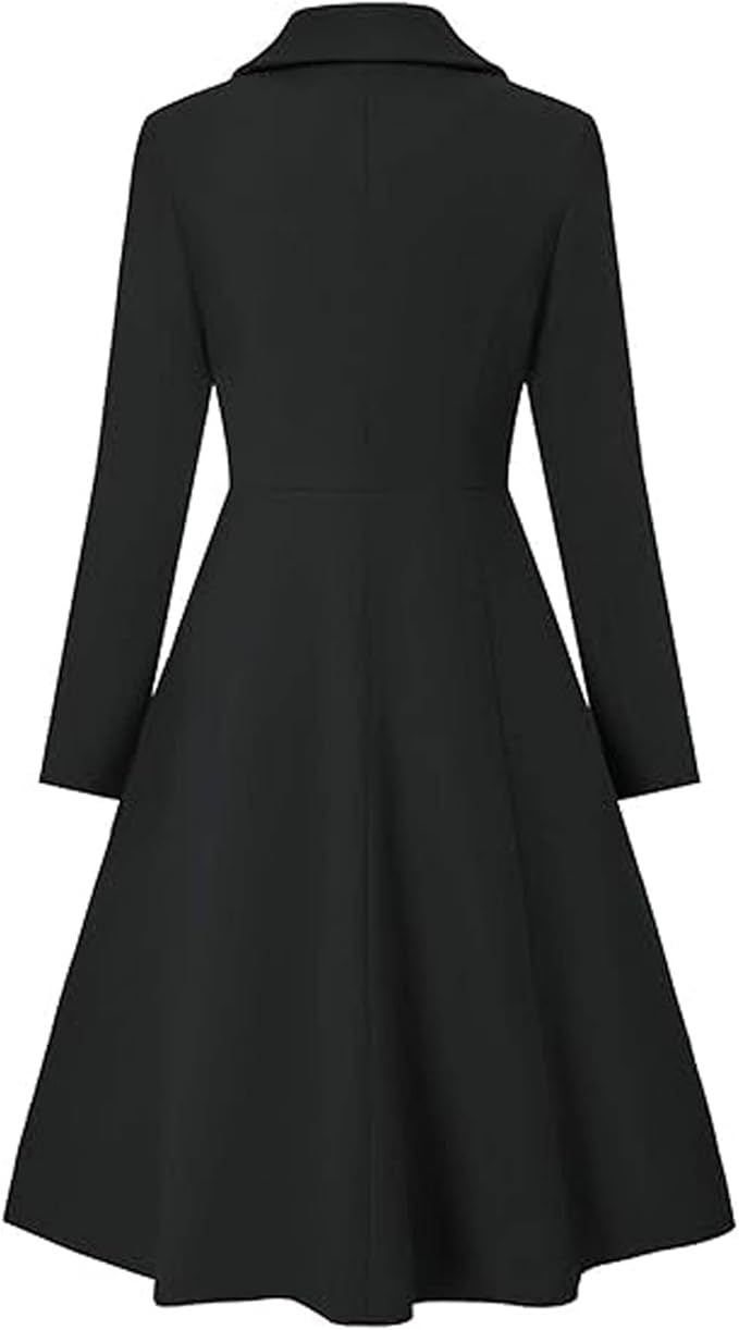 Manteau élégant oversize à double boutonnage Berg-Feldt pour femmes