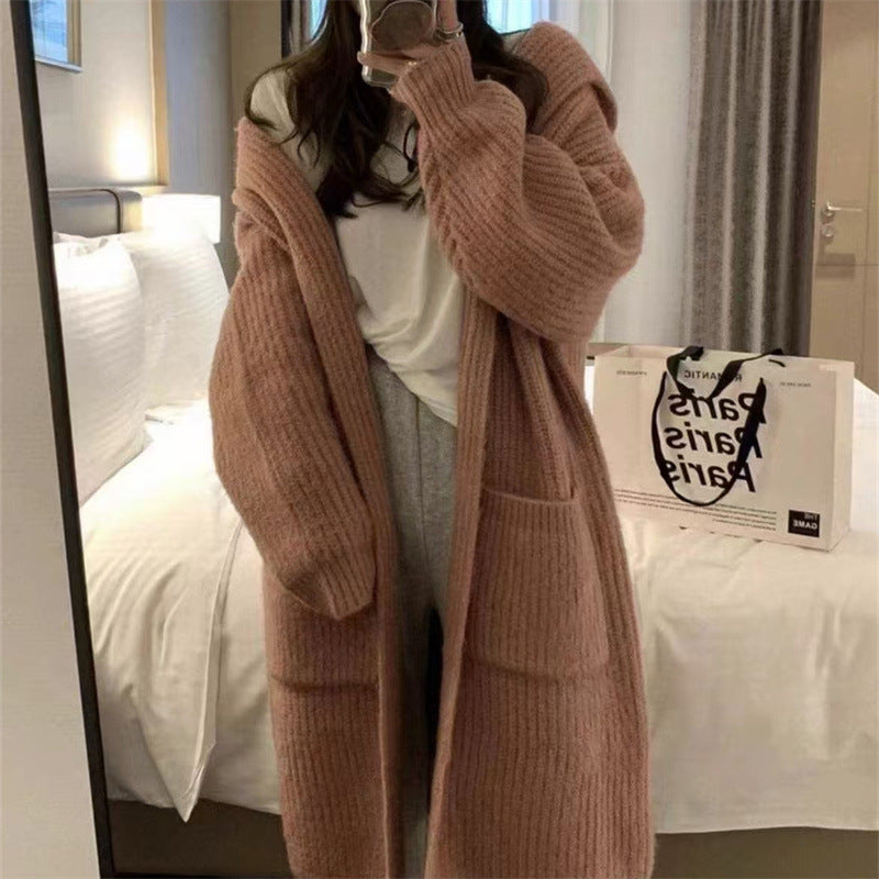 Cardigan long femme élégant à côtes et poches pratiques Berg-Feldt