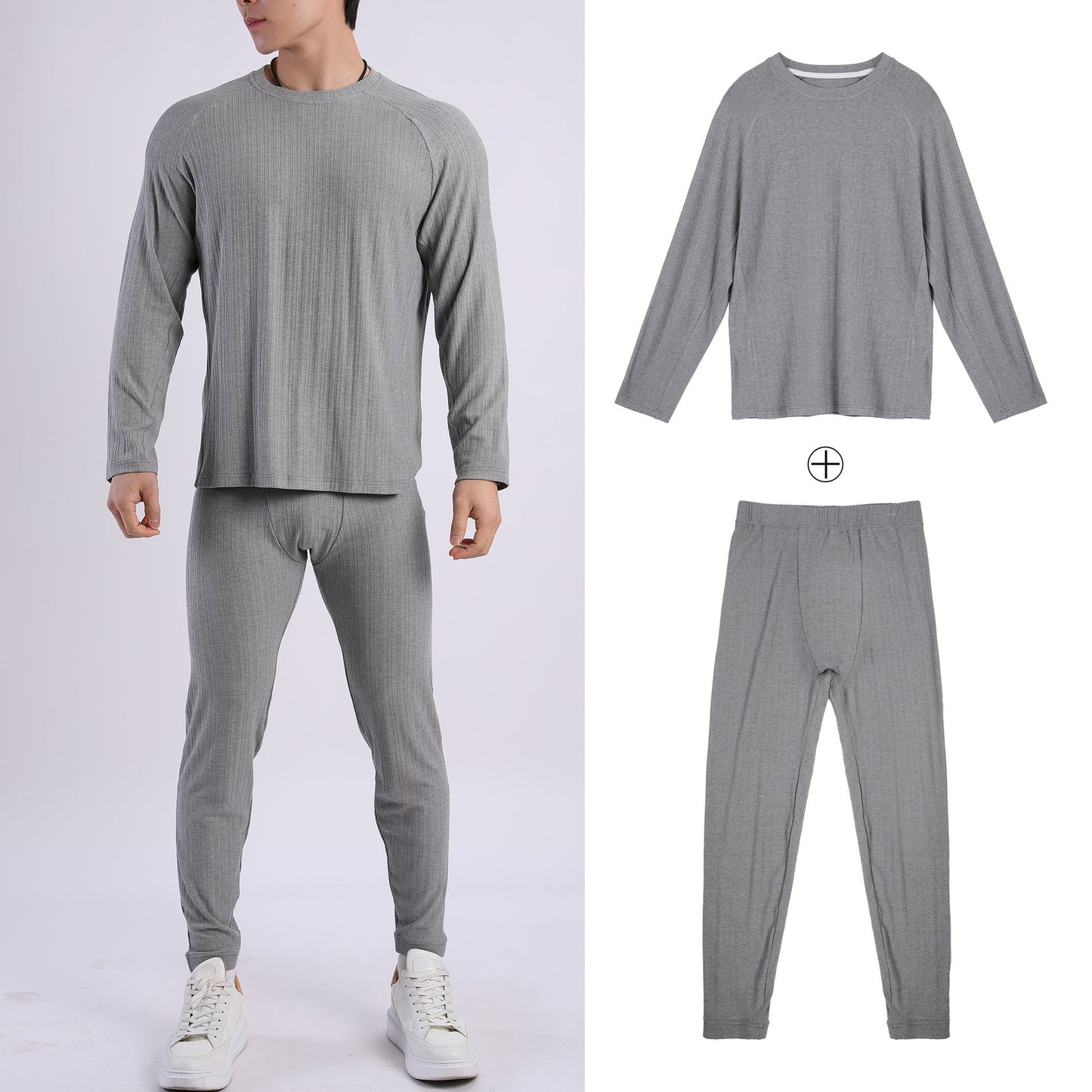 Ensemble thermique pour homme avec isolation thermique innovante et propriétés d'évacuation de l'humidité Berg-Feldt