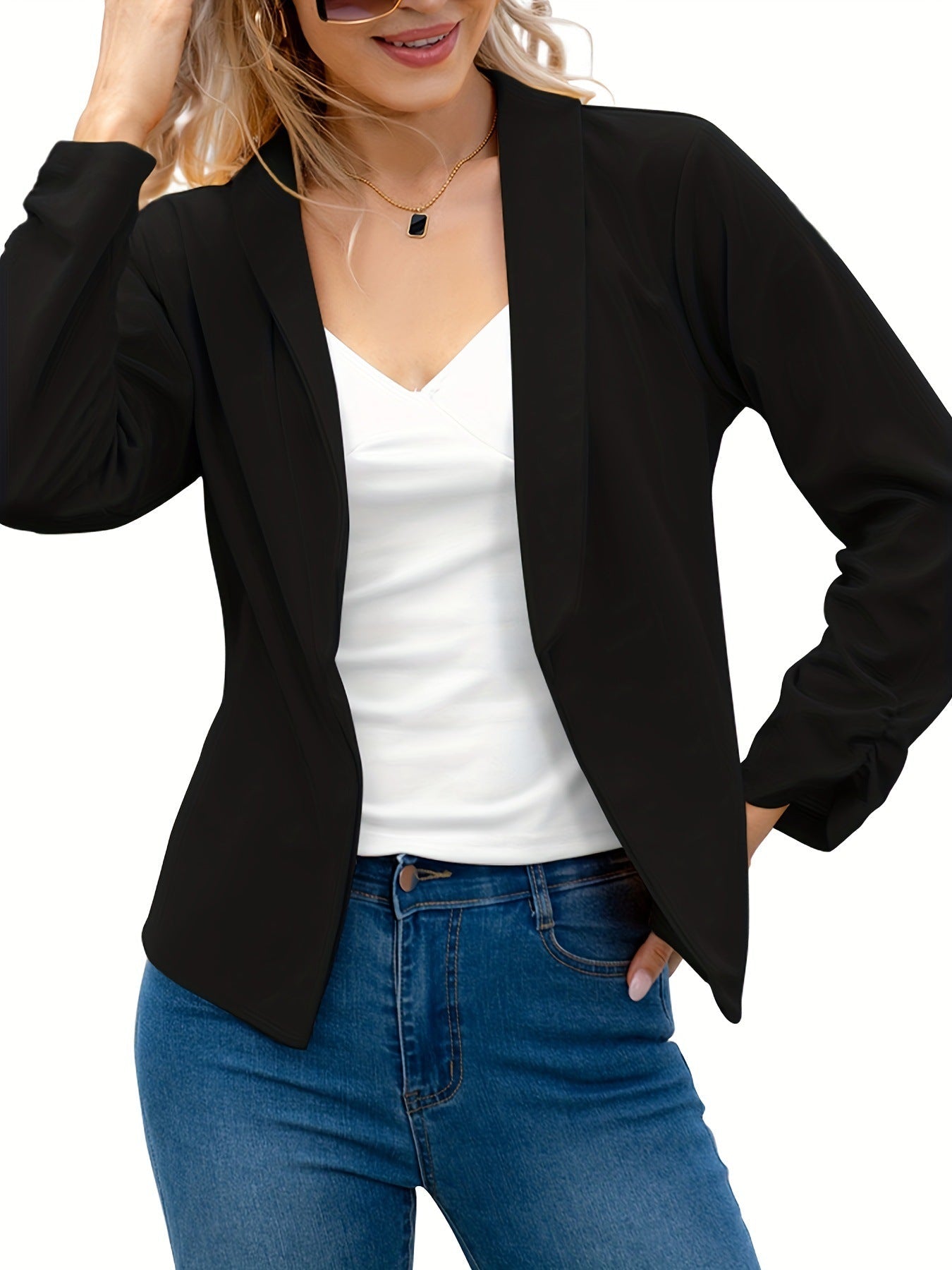 Elegante Damen Blazerjacke mit modischem Schnitt und raffinierten Details von berg-feldt