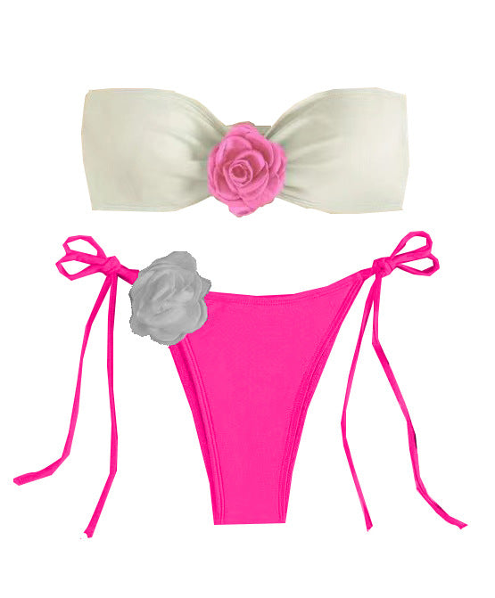 Ensemble de bikini Berg-Feldt pour femme avec applications florales