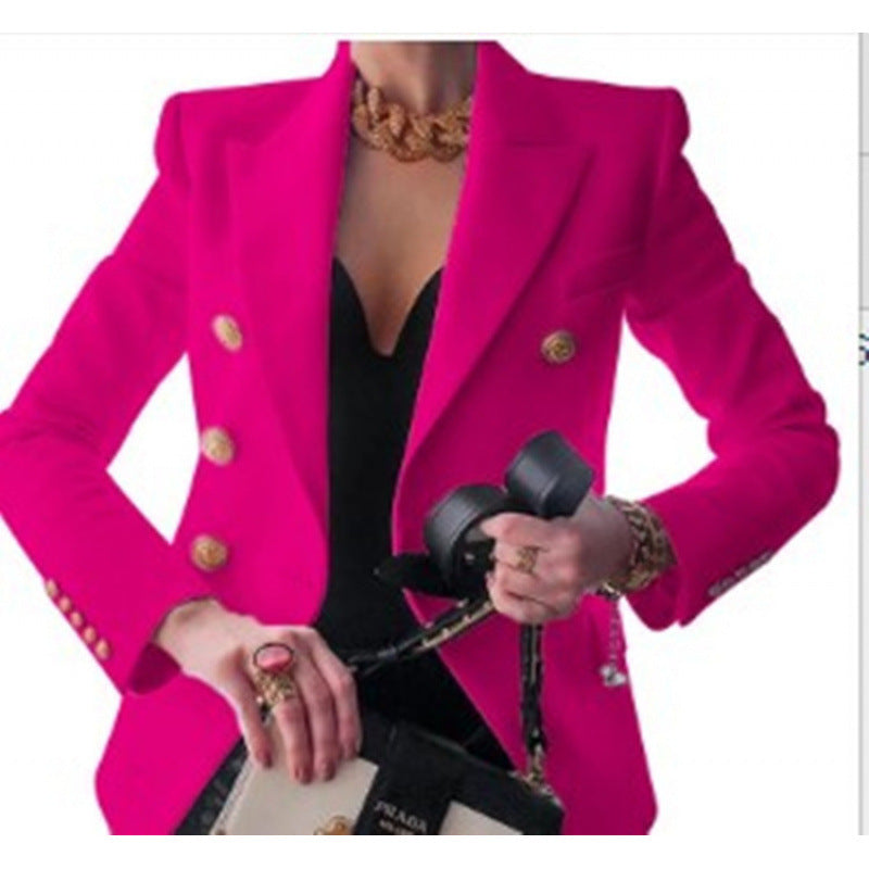 Blazer élégant pour femme avec boutons dorés et coupe classique Berg-Feldt