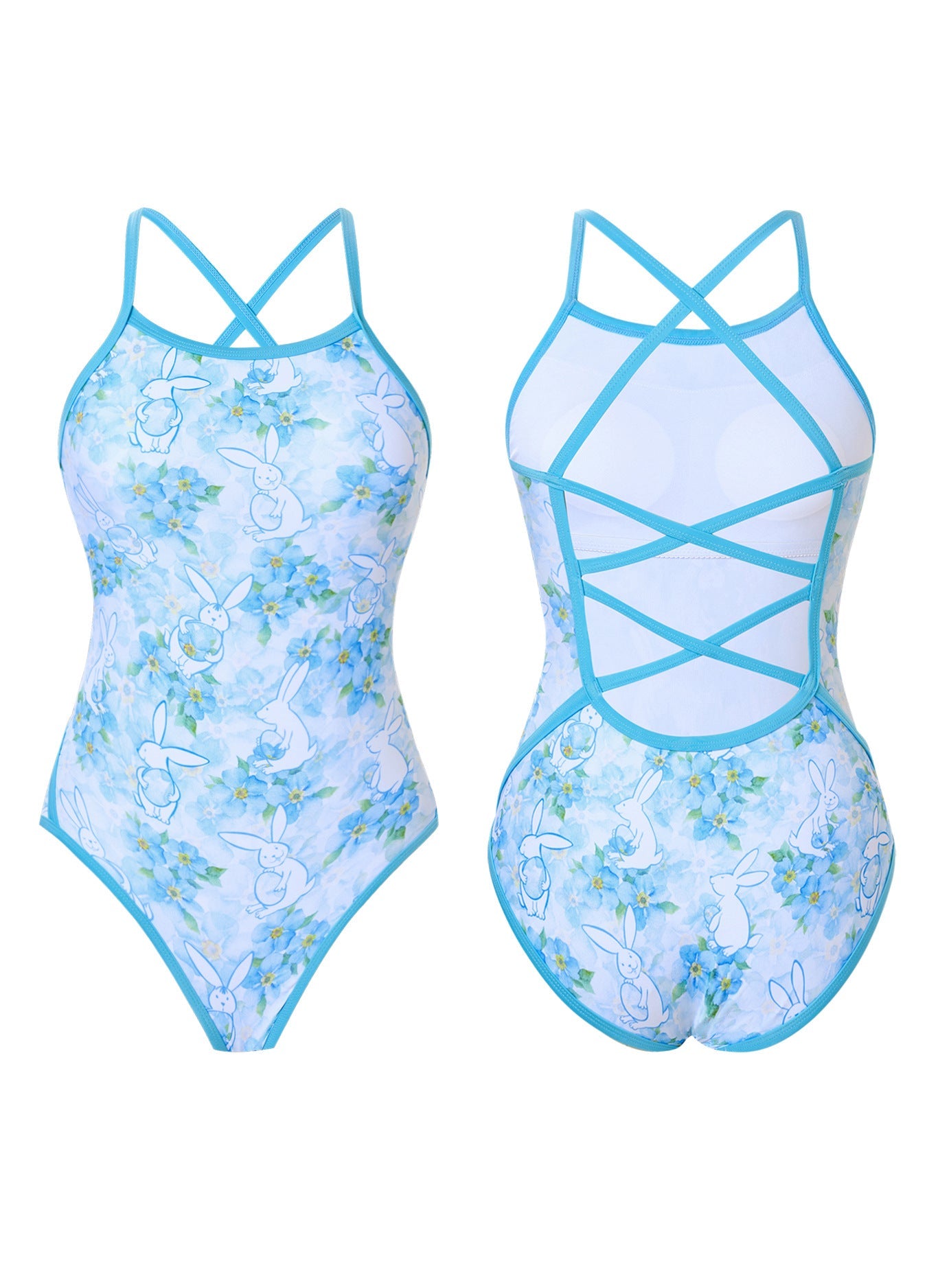 Maillot de bain une pièce berg-feldt à imprimé floral artistique pour femme