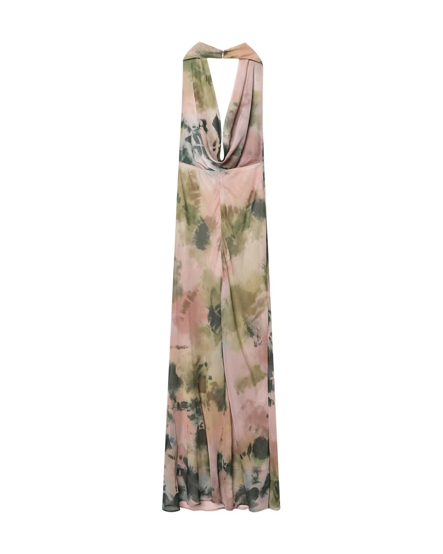 Elegantes Maxikleid für Damen mit tiefem V-Ausschnitt und fließender Silhouette von berg-feldt