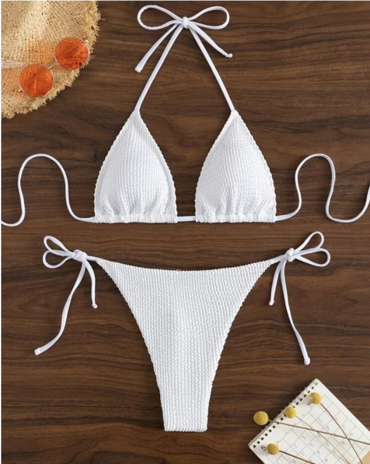 Bikini à la texture sophistiquée et bretelles réglables de berg-feldt