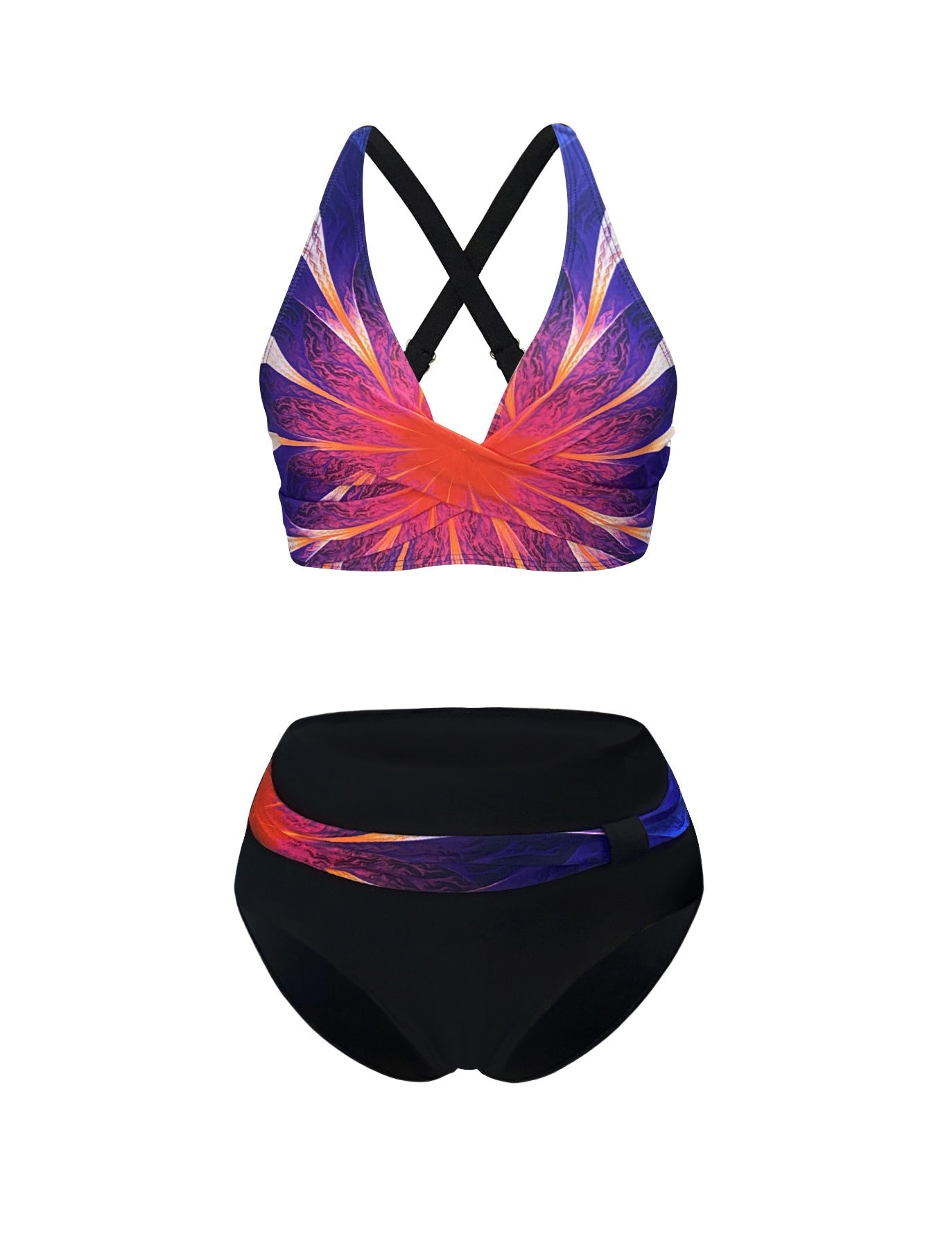 Sport-Bikini-Set für Damen, hochgeschnitten, berg-feldt