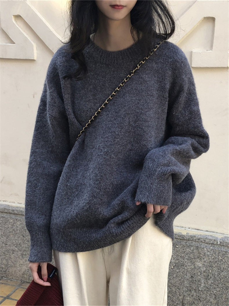 Dames Pull en maille oversize en matière douce et coupe décontractée Berg-Feldt