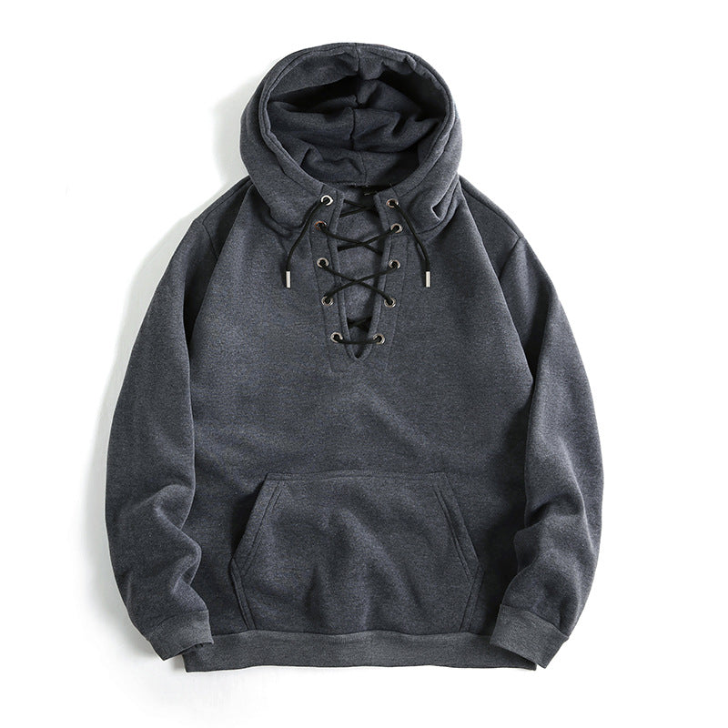 Sweat à capuche pour femme avec laçage raffiné et poche kangourou pratique Berg-Feldt