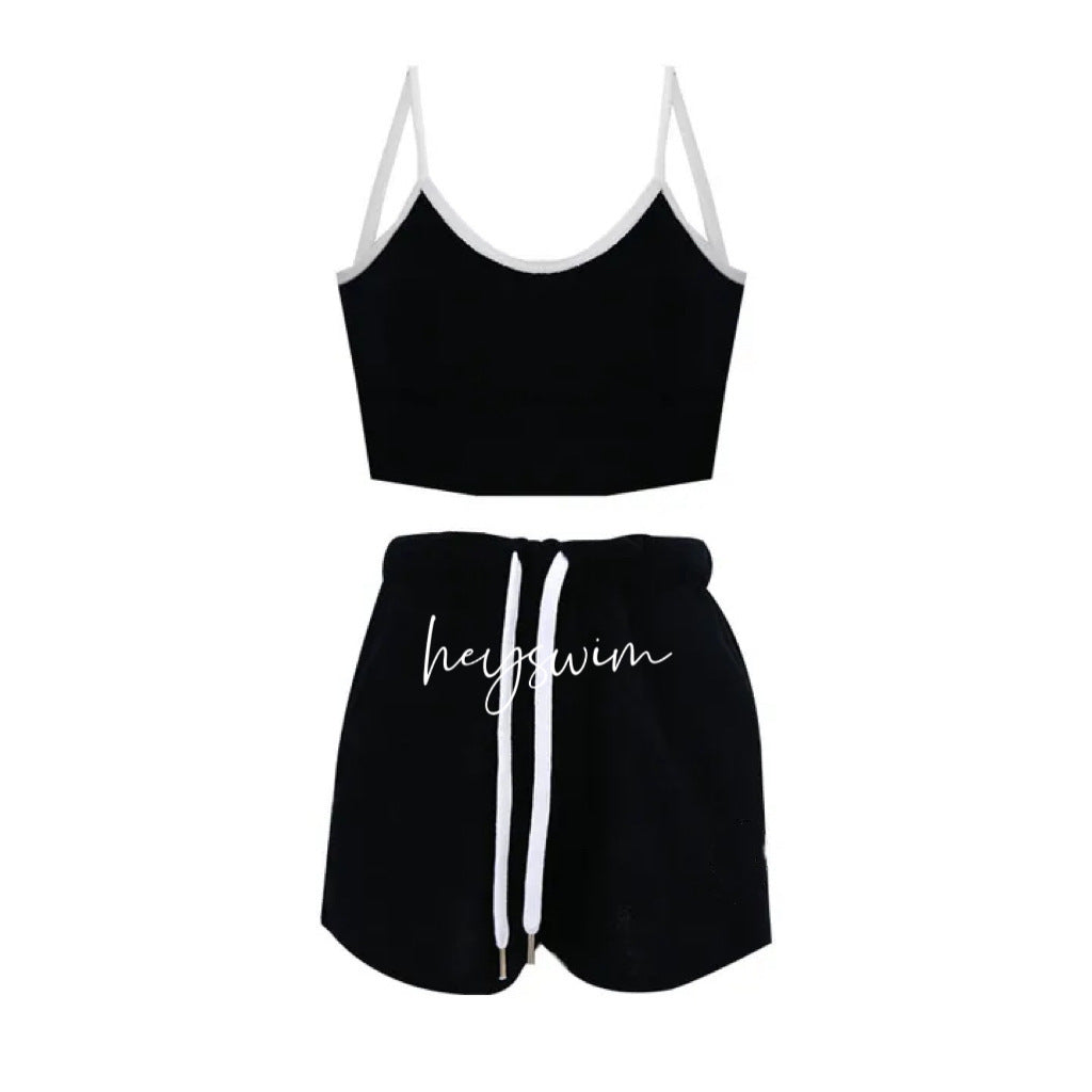 Ensemble débardeur court et short de sport berg-feldt pour femme