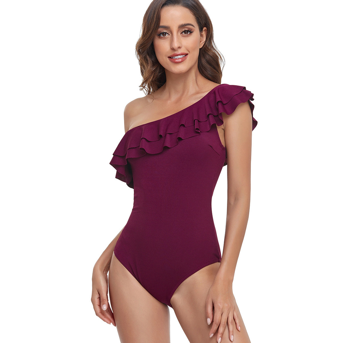 Maillot de bain femme Berg-Feldt avec volant volumineux