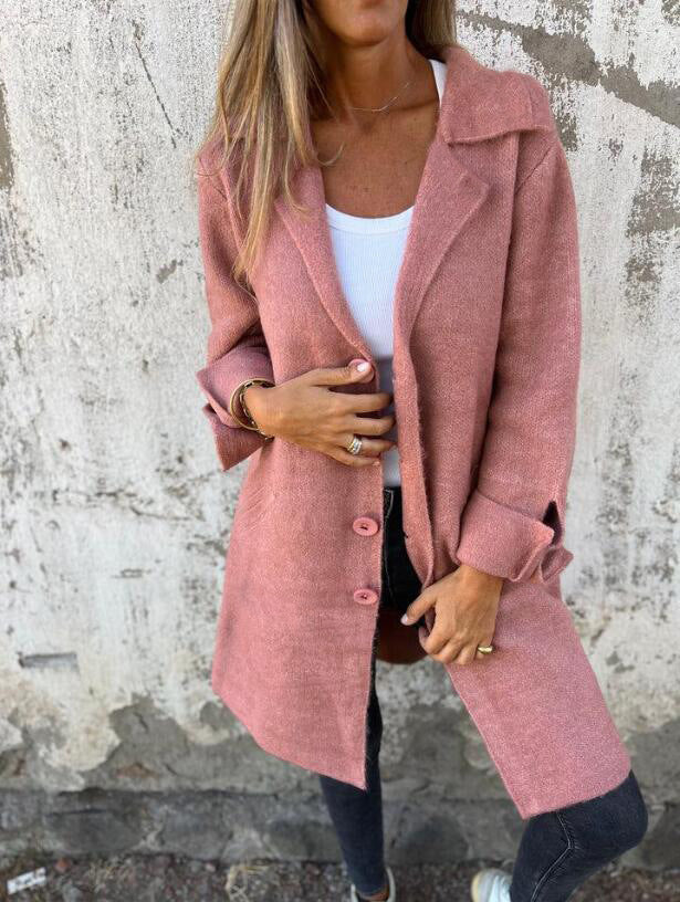 Manteau en laine Berg-Feldt pour femme, grande taille, élégant