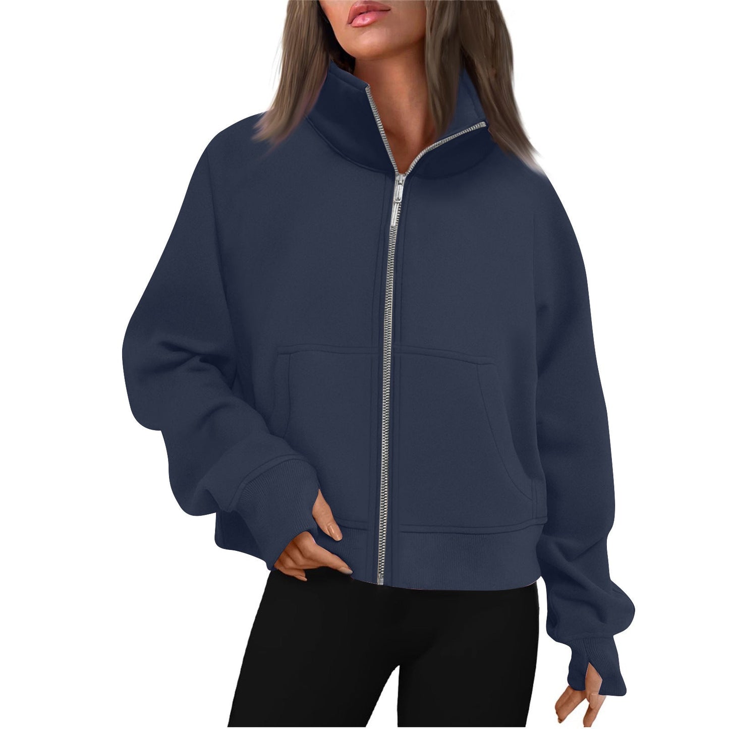 Veste polaire confortable pour femme avec col montant Berg-Feldt