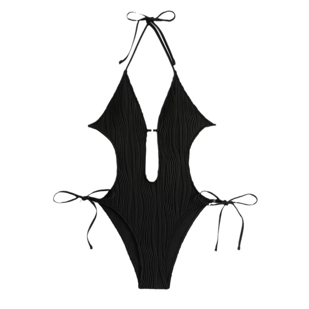 Maillot de bain femme, décolleté, taille haute, Berg-Feldt