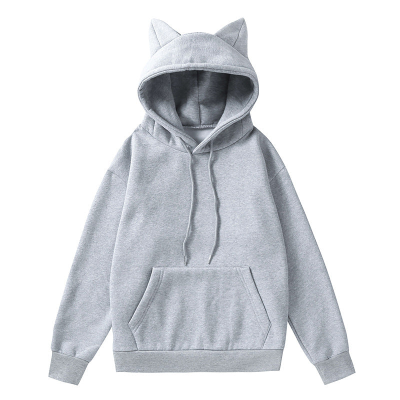 Sweat à capuche pour femme avec oreilles de chat et doublure douce Berg-Feldt