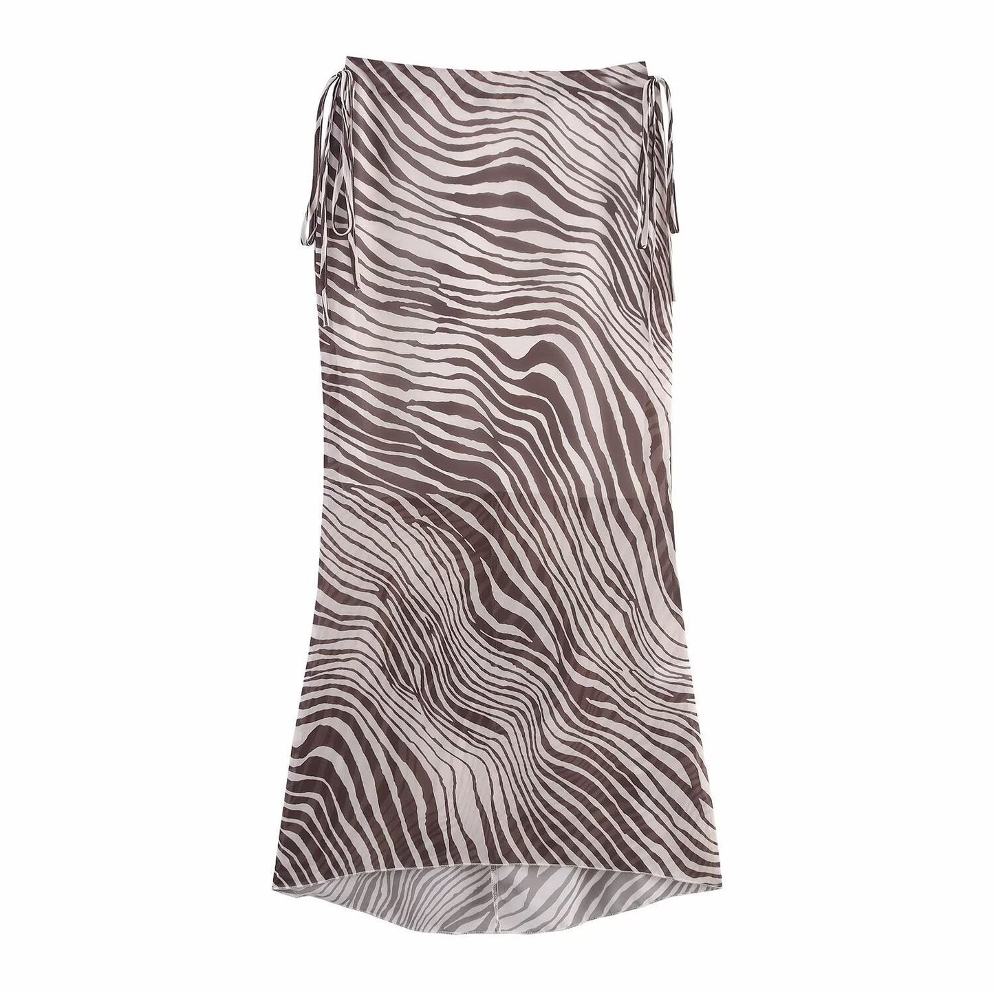 Women's Layered Zebra Print Halter Top berg-feldt