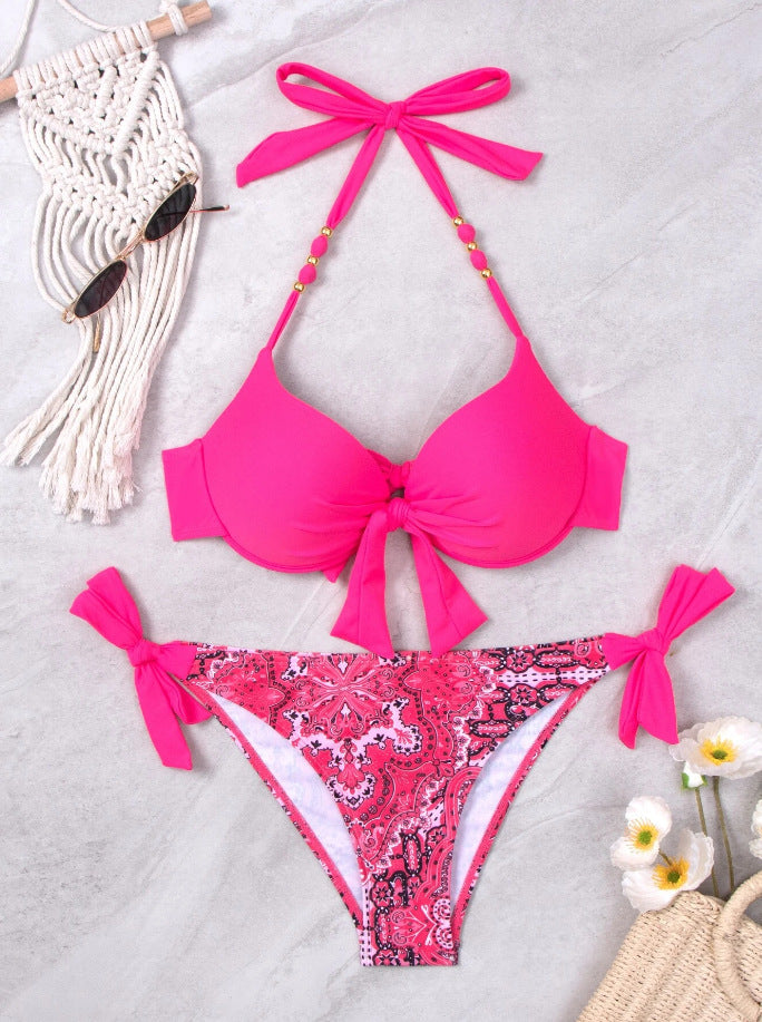 Ensemble bikini à nœud et décorations berg-feldt pour femme