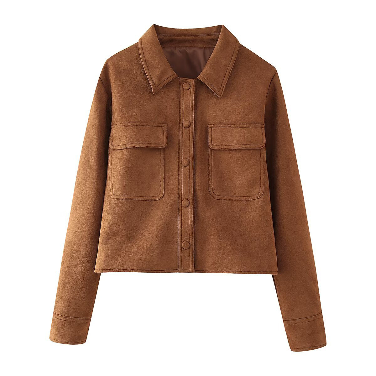 Veste pour femme en similicuir coupe oversize tendance avec poches pratiques Berg-Feldt