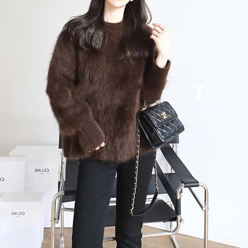 Berg-Feldt | Pull en tricot doux Mohair Confort luxueux