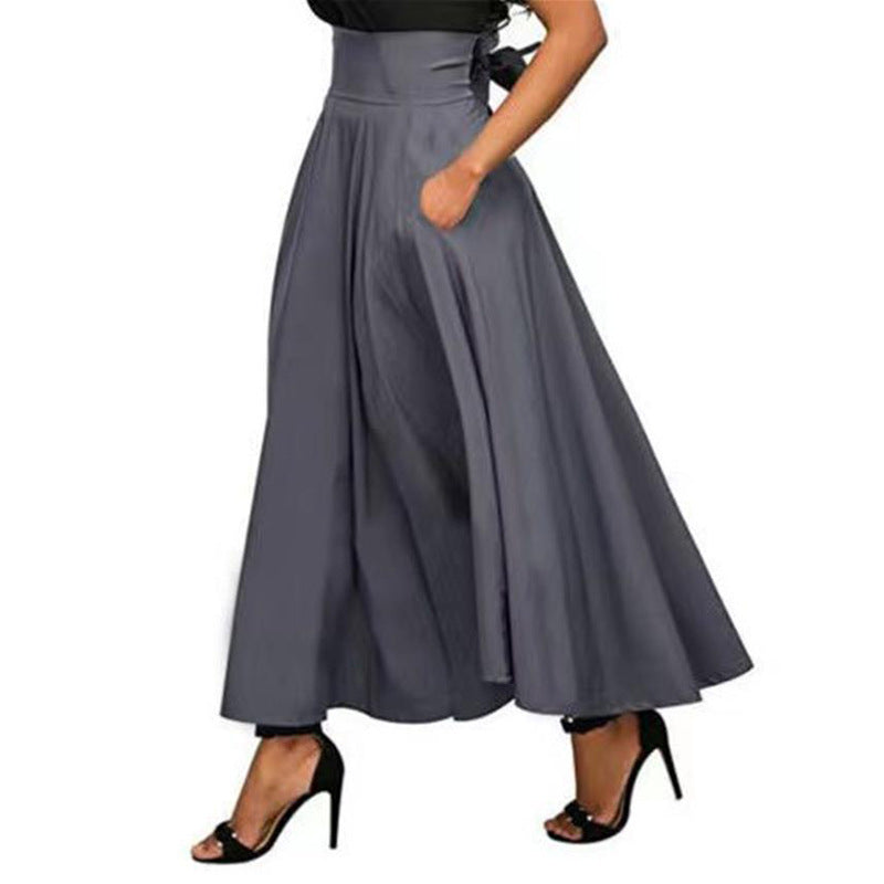 Elegante Damen-Maxirockhose mit hoher Taille und Seitentaschen von berg-feldt