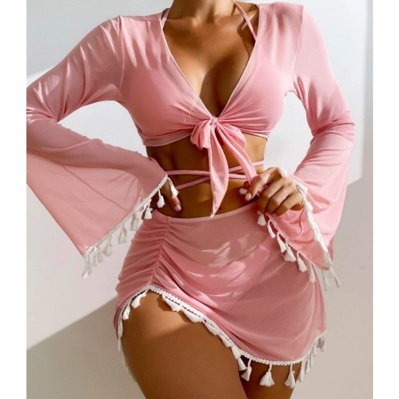 Ensemble de maillots de bain Berg-Feldt pour femme avec glands