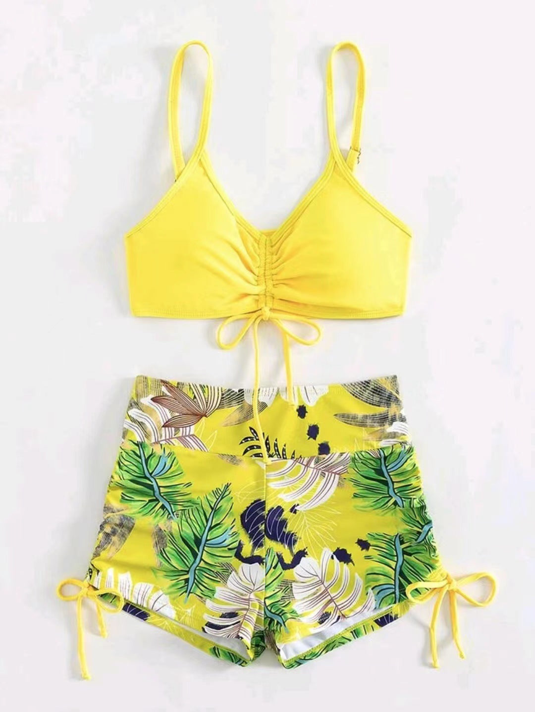 Maillot de bain deux pièces taille haute à fleurs pour femme Berg-feldt