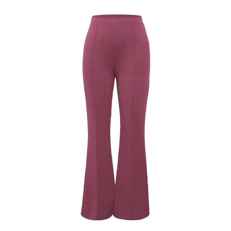 Elegant, colorful women's blouse with a medium-high collar and long sleeves from berg-feldt
