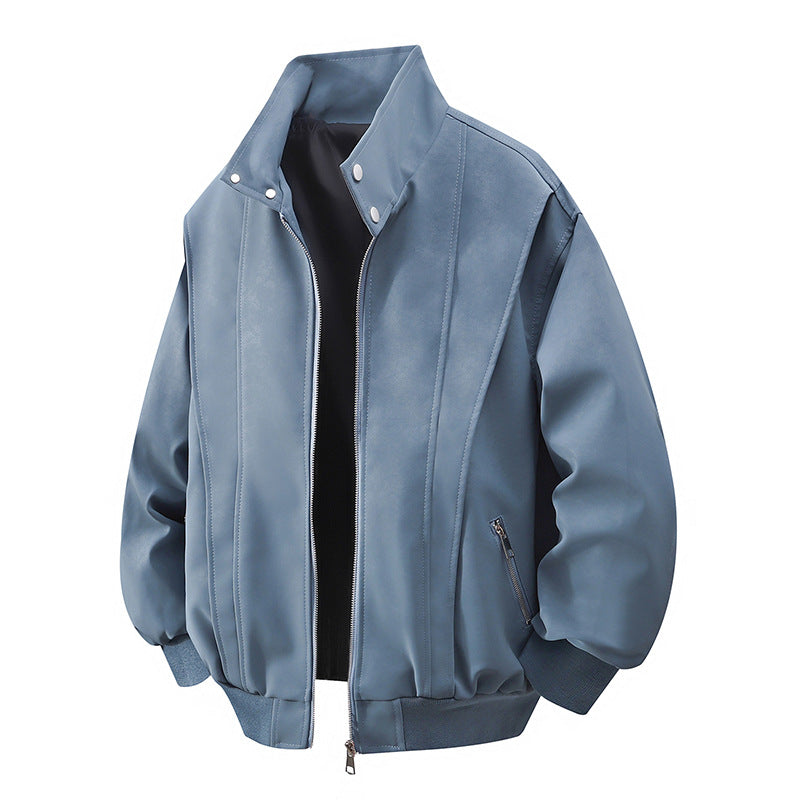 Veste mi-saison femme de créateur avec col montant et poches zippées pratiques Berg-Feldt
