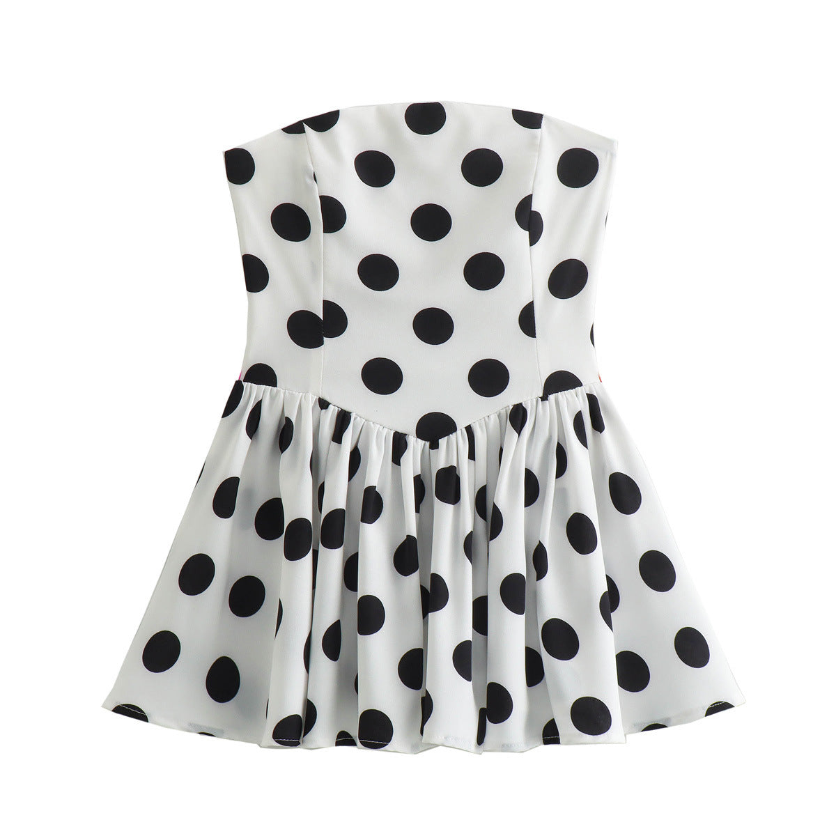 Robe portefeuille bustier à pois berg-feldt pour femme
