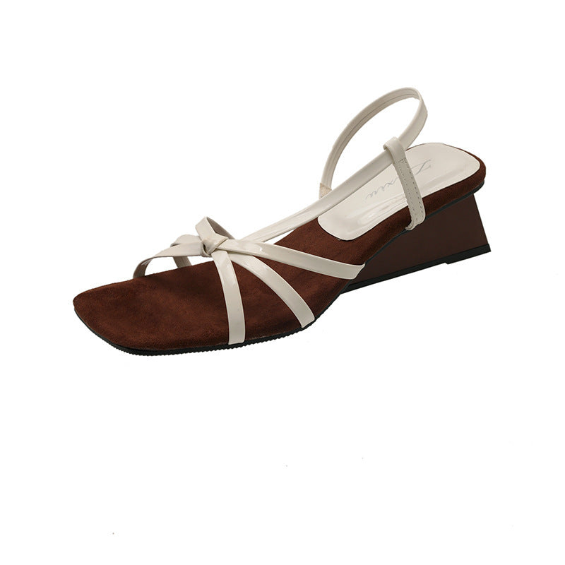 Elegante Damen Slingback Keilsandalen mit offener Zehe von berg-feldt