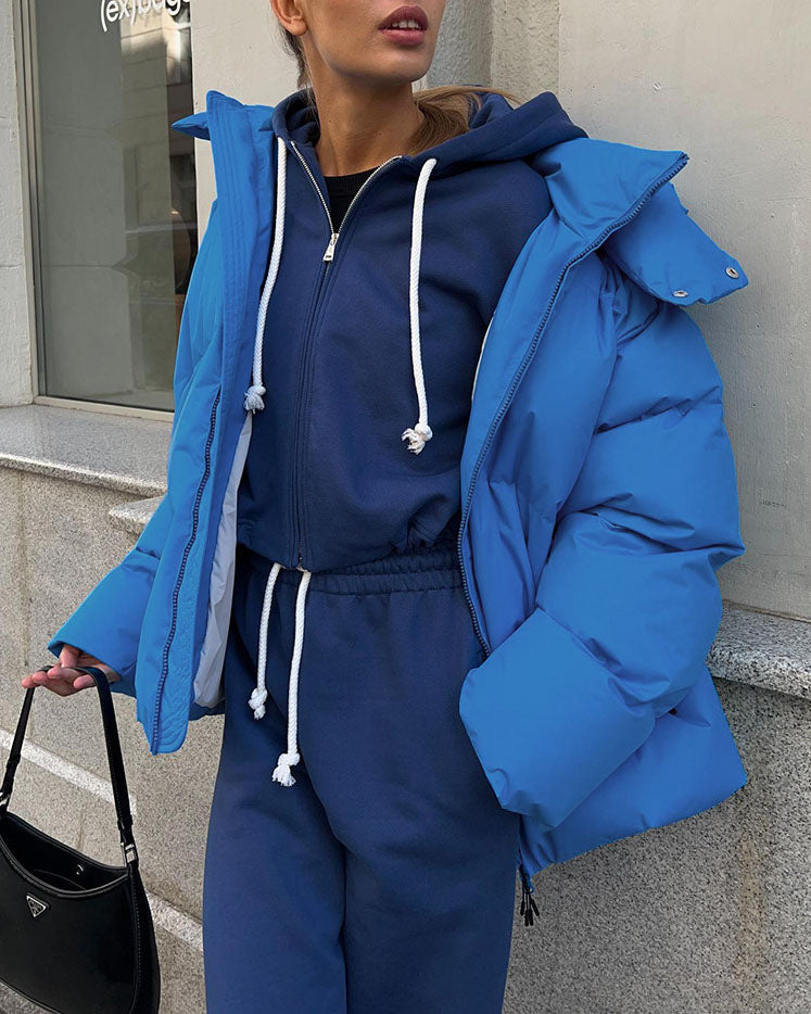 Berg-Feldt | Schönheit Kapuze Lockere Baumwolljacke