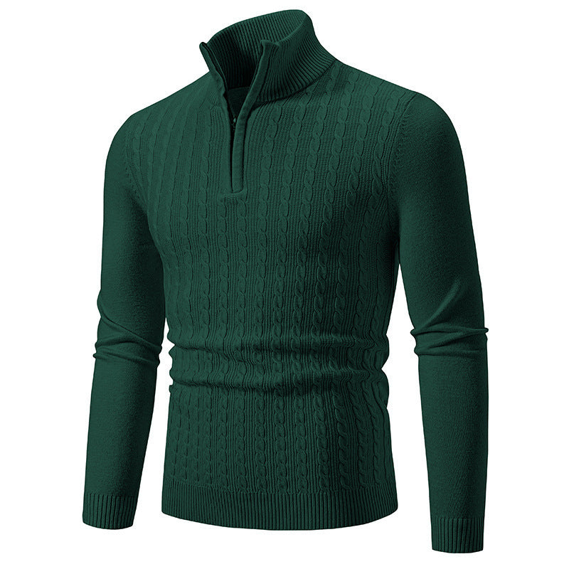 Pull col roulé zippé homme Berg-Feldt