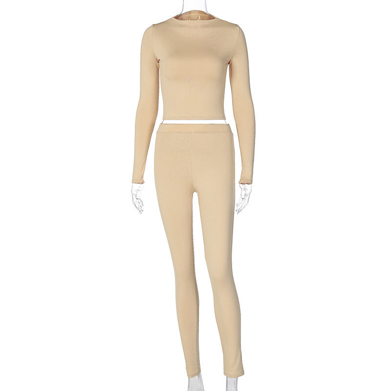 Ensemble Sportif Femme : Top Manches Longues & Legging Taille Haute (berg-feldt)