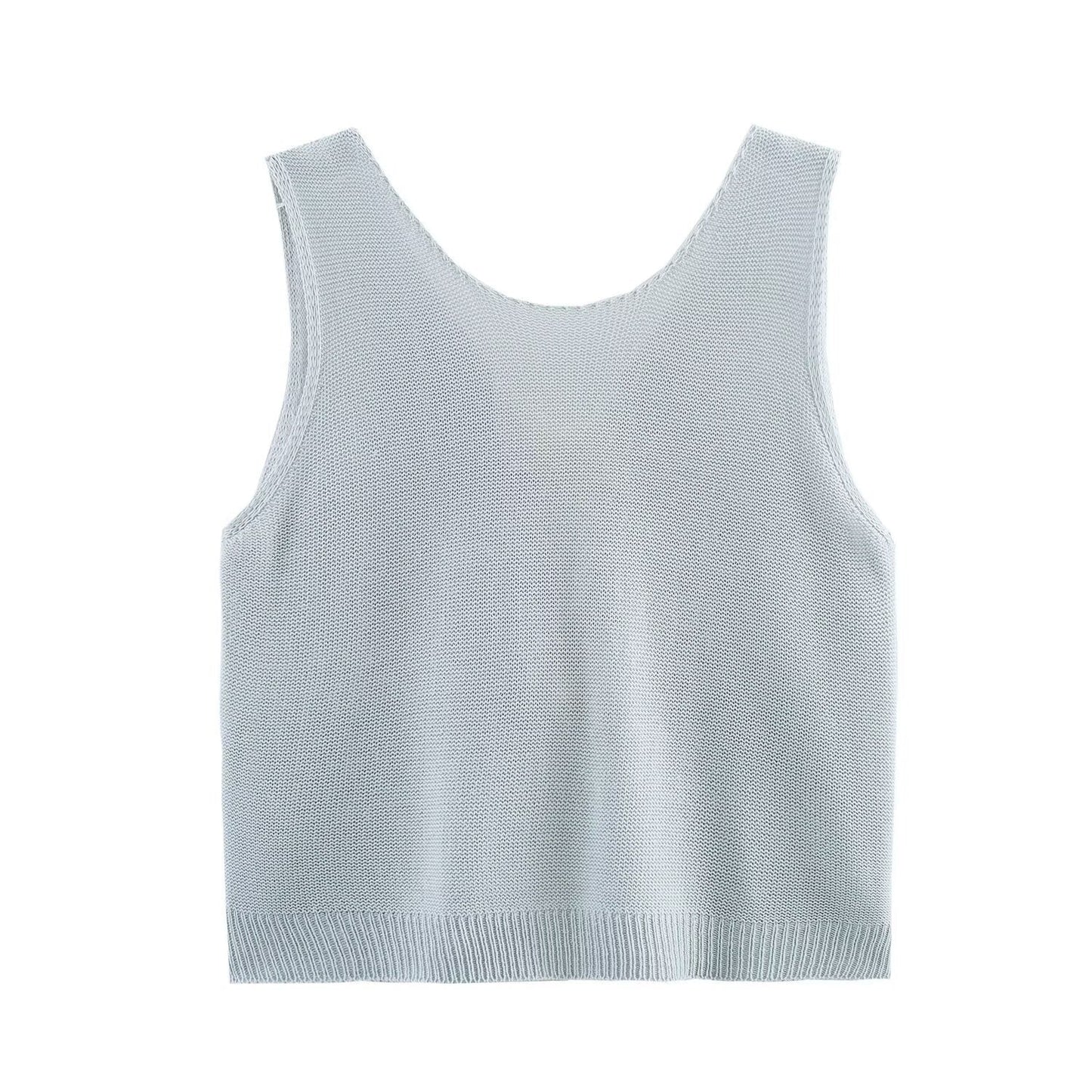 Haut en maille sans manches Berg-Feldt pour femme