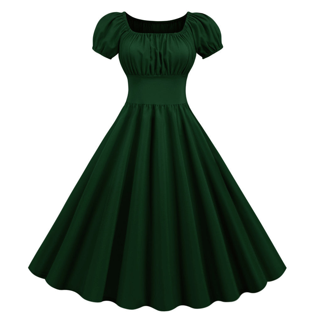 Robe trapèze femme avec manches bouffantes et taille cintrée Berg-Feldt