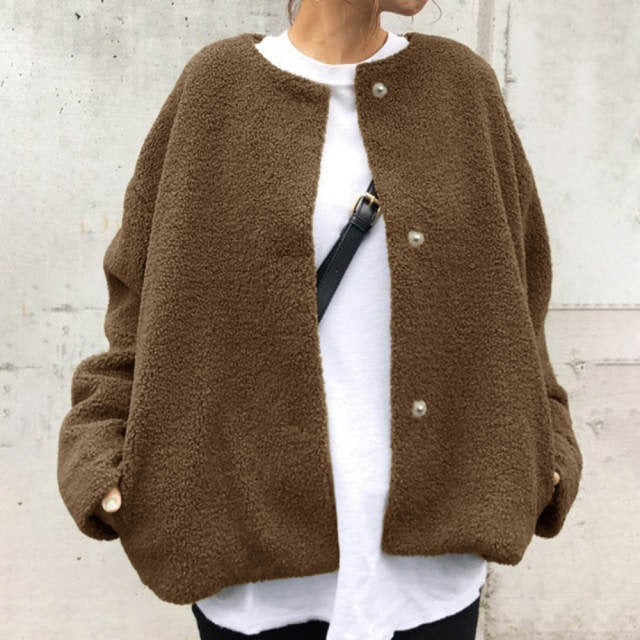Berg-Feldt | Lockere modische Jacke mit Knöpfen